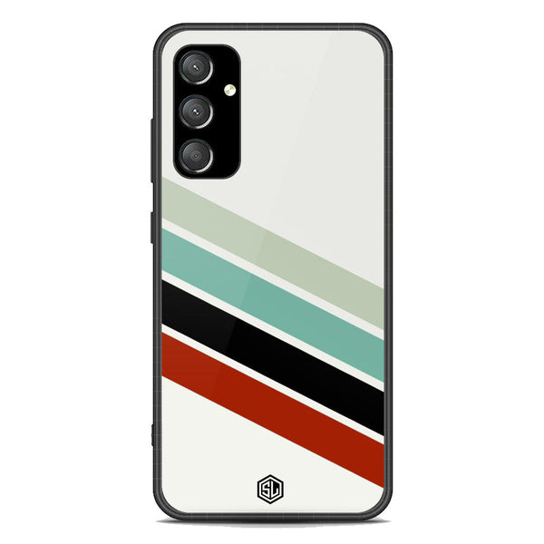 Retro Stripes Series Soft Phone Case - Premium Glass Case - Samsung Galaxy A35