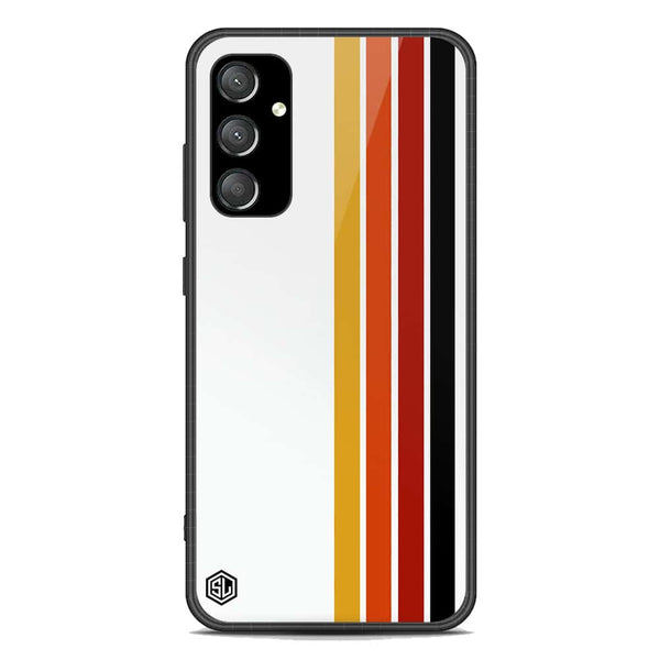 Retro Stripes Series Soft Phone Case - Premium Glass Case - Samsung Galaxy A35