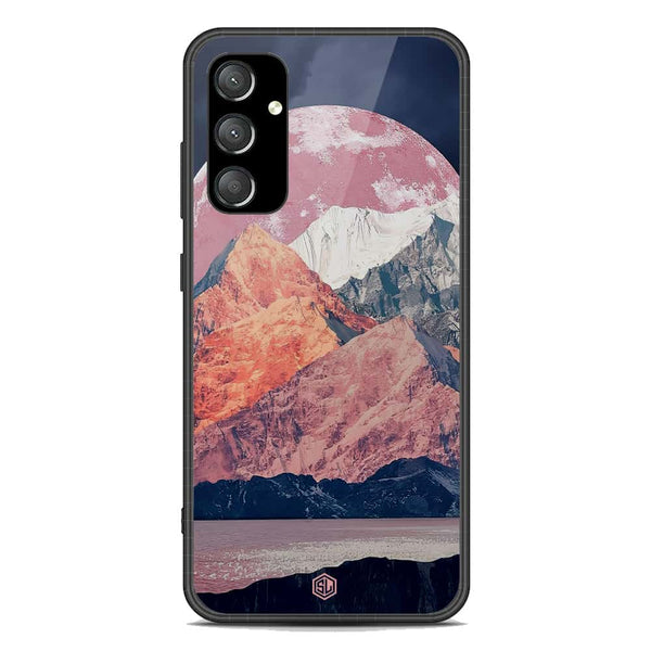 Mountains Wanderlust Series Soft Phone Case - Premium Glass Case - Design 5 - Samsung Galaxy A35