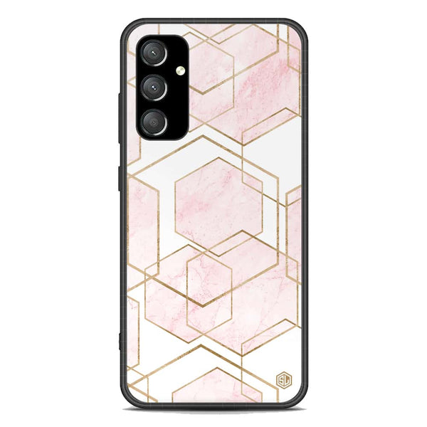 Stylish Marble Series Soft Phone Case - Premium Glass Case - Design 3 - Samsung Galaxy A35