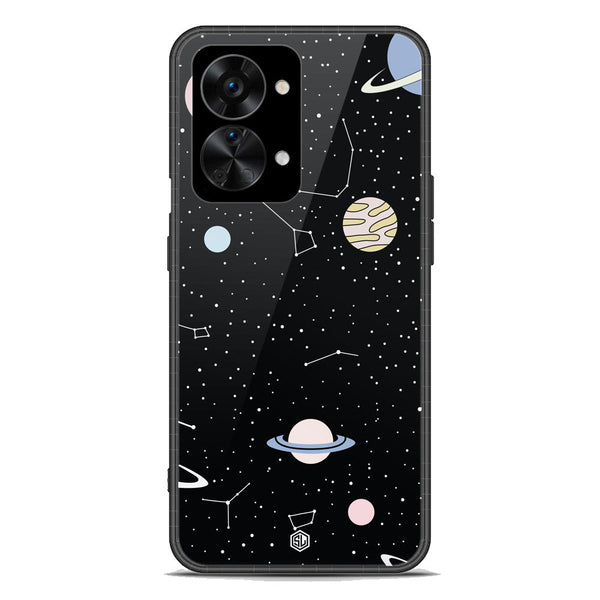 Space Series Soft Phone Case - Premium Glass Case - Design 1 - OnePlus Nord 2T