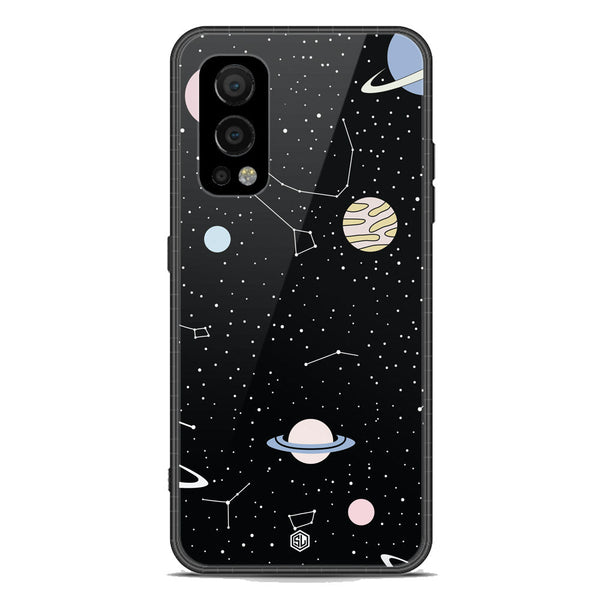 Space Series Soft Phone Case - Premium Glass Case - Design 1 - OnePlus Nord 2