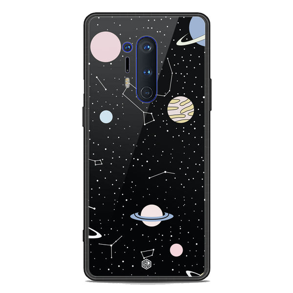 Space Series Soft Phone Case - Premium Glass Case - Design 1 - OnePlus 8 Pro