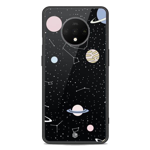 Space Series Soft Phone Case - Premium Glass Case - Design 1 - OnePlus 7T