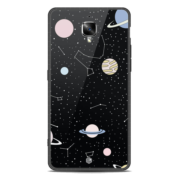 Space Series Soft Phone Case - Premium Glass Case - Design 1 - OnePlus 3