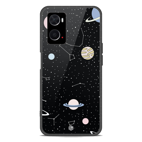 Space Series Soft Phone Case - Premium Glass Case - Design 1 - Oppo K10 5G