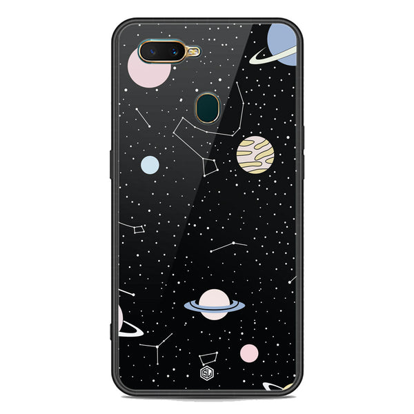 Space Series Soft Phone Case - Premium Glass Case - Design 1 - Oppo A12s