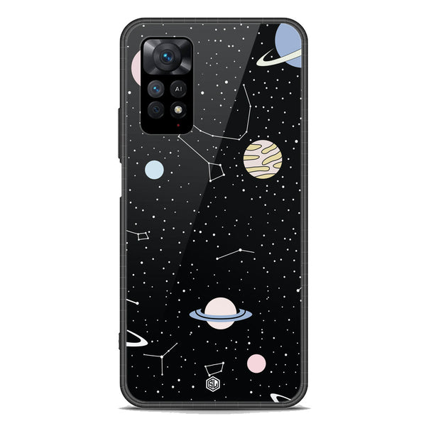 Space Series Soft Phone Case - Premium Glass Case - Design 1 - Xiaomi Redmi Note 11E Pro