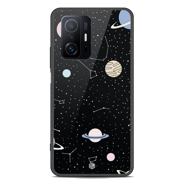 Space Series Soft Phone Case - Premium Glass Case - Design 1 - Xiaomi 11T