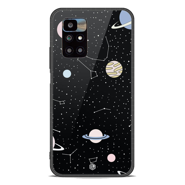 Space Series Soft Phone Case - Premium Glass Case - Design 1 - Xiaomi Redmi 10 Prime