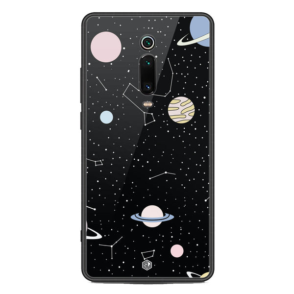 Space Series Soft Phone Case - Premium Glass Case - Design 1 - Xiaomi Mi 9T Pro