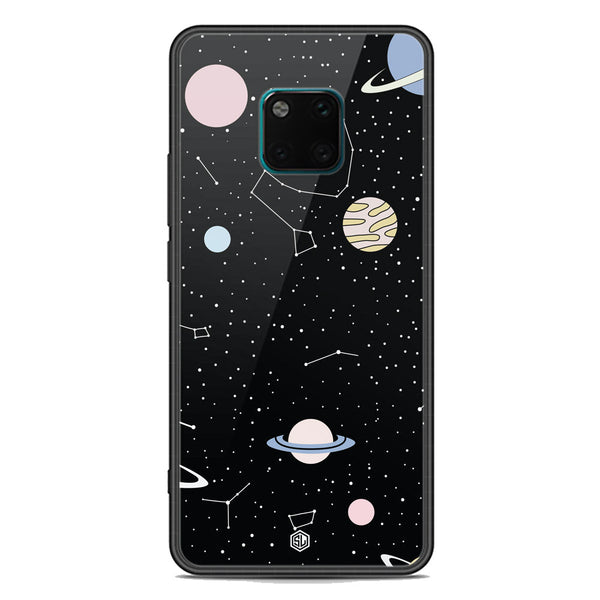 Space Series Soft Phone Case - Premium Glass Case - Design 1 - Huawei Mate 20 Pro