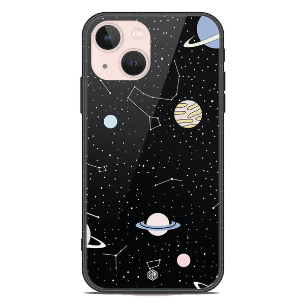 Space Series Soft Phone Case - Premium Glass Case - Design 1 - iPhone 14 Plus