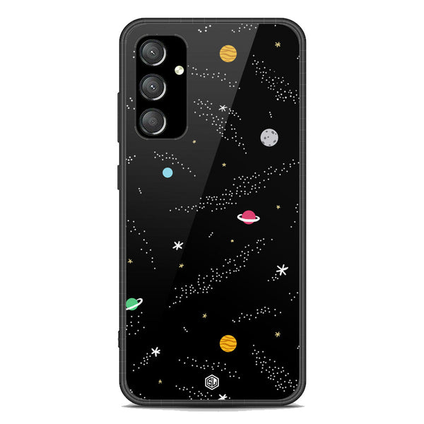 Space Series Soft Phone Case - Premium Glass Case - Design 2 - Samsung Galaxy A35