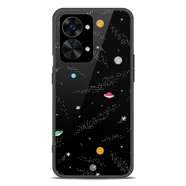 Space Series Soft Phone Case - Premium Glass Case - Design 2 - OnePlus Nord 2T