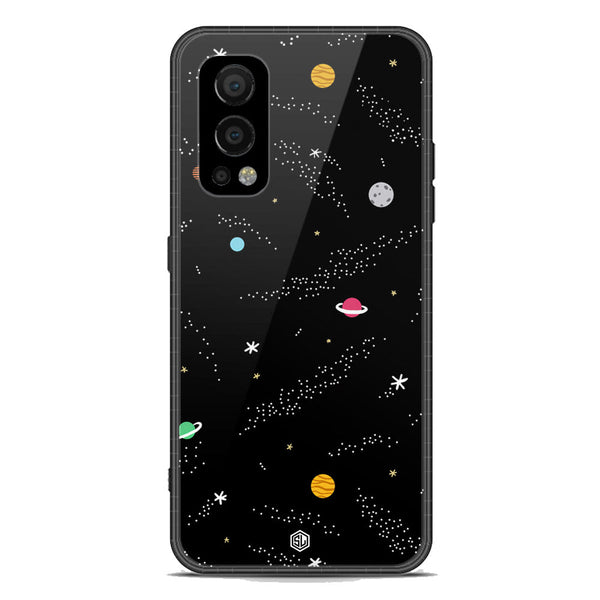 Space Series Soft Phone Case - Premium Glass Case - Design 2 - OnePlus Nord 2