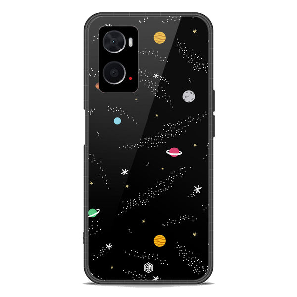 Space Series Soft Phone Case - Premium Glass Case - Design 2 - Oppo K10 5G