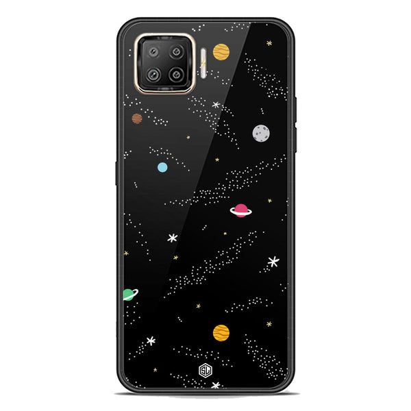 Space Series Soft Phone Case - Premium Glass Case - Design 2 - Oppo A93