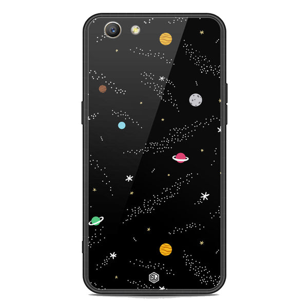 Space Series Soft Phone Case - Premium Glass Case - Design 2 - Oppo A59