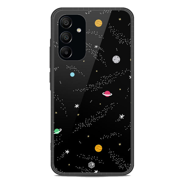 Space Series Soft Phone Case - Premium Glass Case - Design 2 - Samsung Galaxy A15 4G