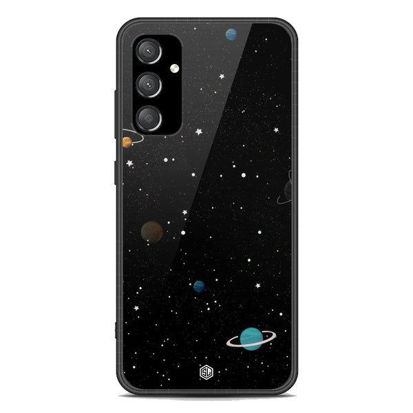 Space Series Soft Phone Case - Premium Glass Case - Design 3 - Samsung Galaxy A35