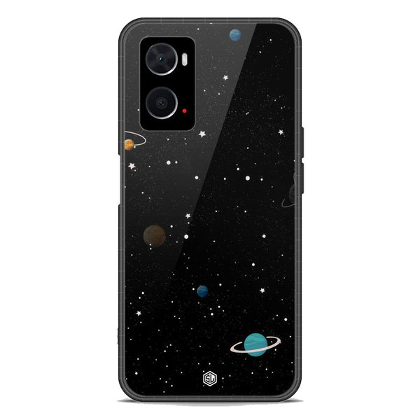 Space Series Soft Phone Case - Premium Glass Case - Design 3 - Oppo K10 5G