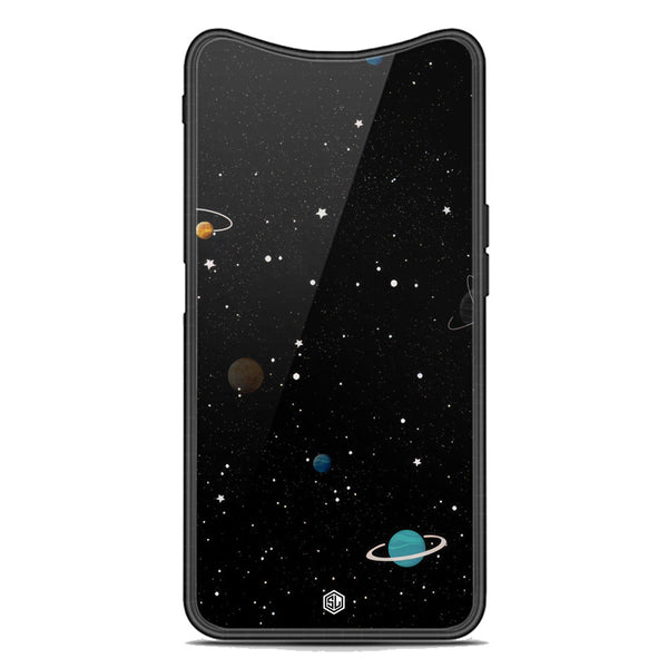 Space Series Soft Phone Case - Premium Glass Case - Design 3 - Oppo Find X