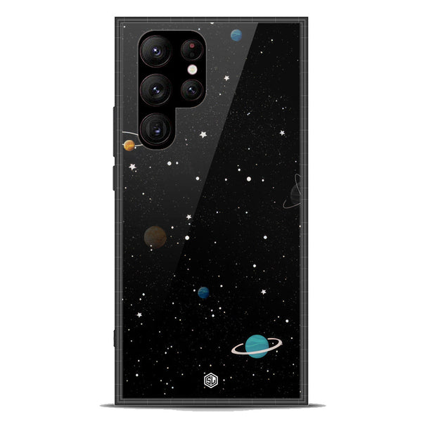 Space Series Soft Phone Case - Premium Glass Case - Design 3 - Samsung Galaxy S23 Ultra 5G