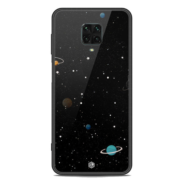 Space Series Soft Phone Case - Premium Glass Case - Design 3 - Xiaomi Redmi Note 9 Pro