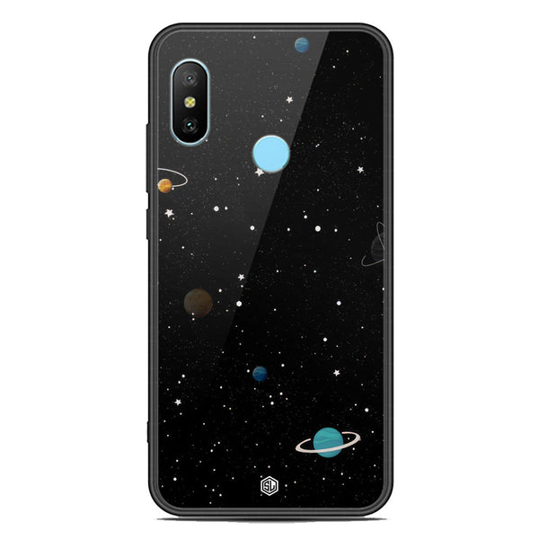 Space Series Soft Phone Case - Premium Glass Case - Design 3 - Xiaomi Redmi Note 6