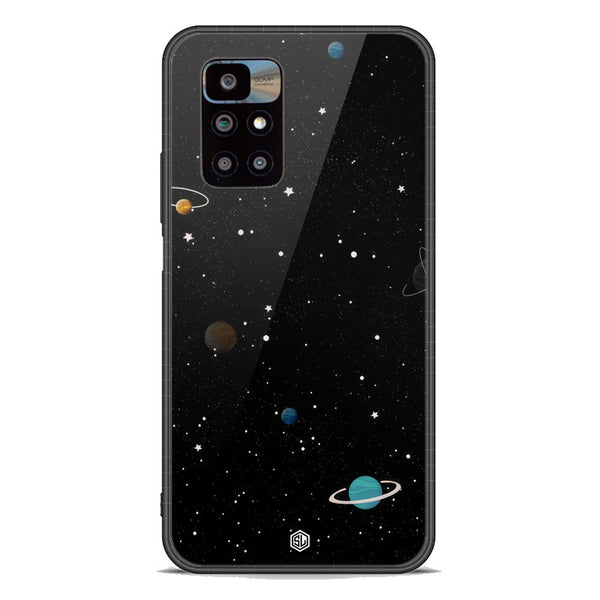 Space Series Soft Phone Case - Premium Glass Case - Design 3 - Xiaomi Redmi 10 Prime