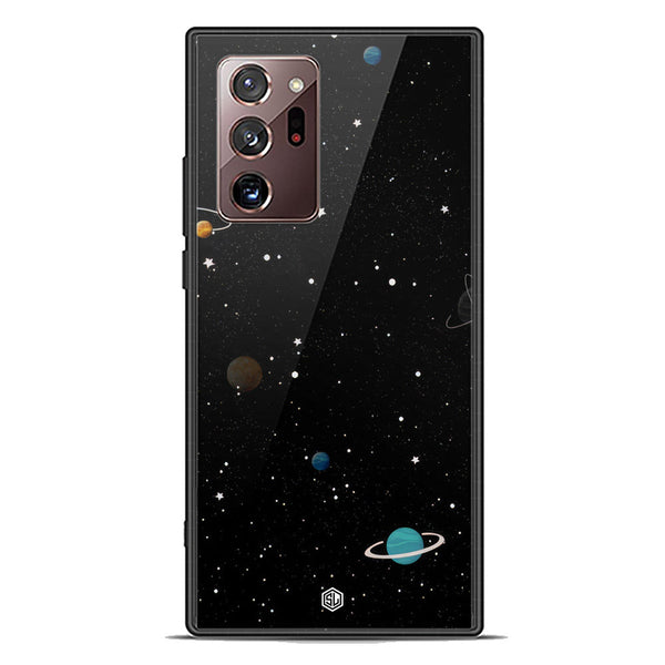 Space Series Soft Phone Case - Premium Glass Case - Design 3 - Samsung Galaxy Note 20 Ultra