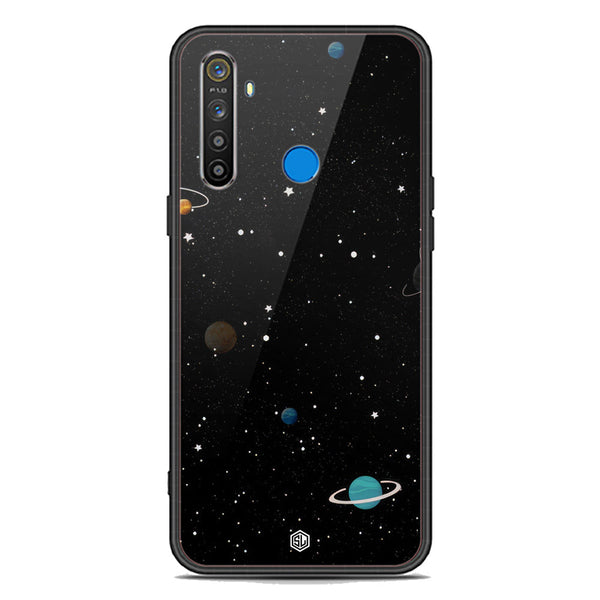 Space Series Soft Phone Case - Premium Glass Case - Design 3 - Realme 6i