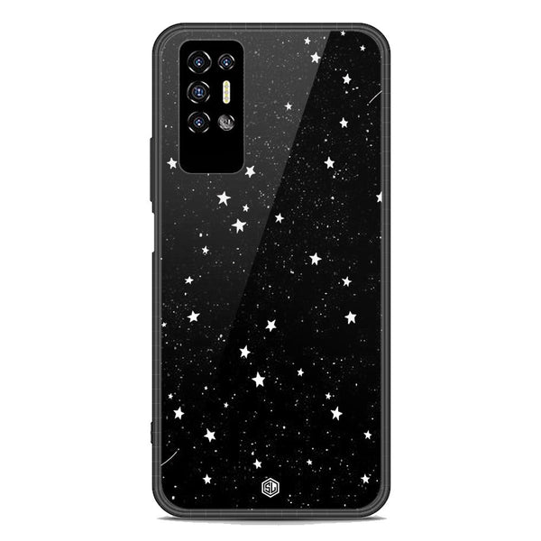 Space Series Soft Phone Case - Premium Glass Case - Design 4 - Tecno Pova 2