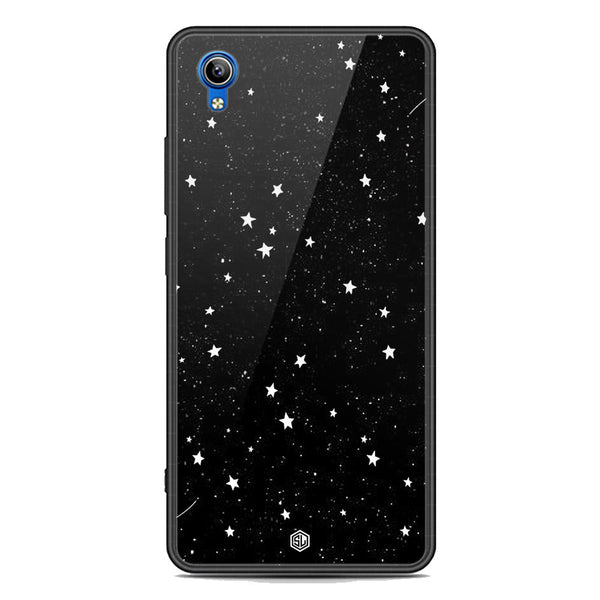 Space Series Soft Phone Case - Premium Glass Case - Design 4 - Vivo Y90