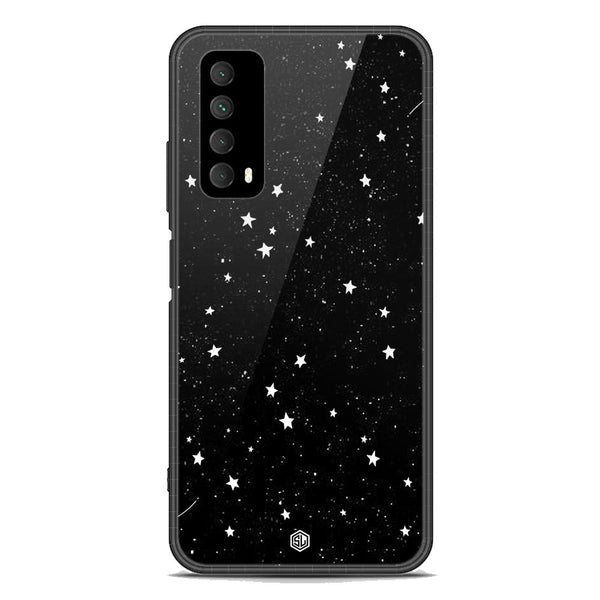 Space Series Soft Phone Case - Premium Glass Case - Design 4 - Huawei Y7a