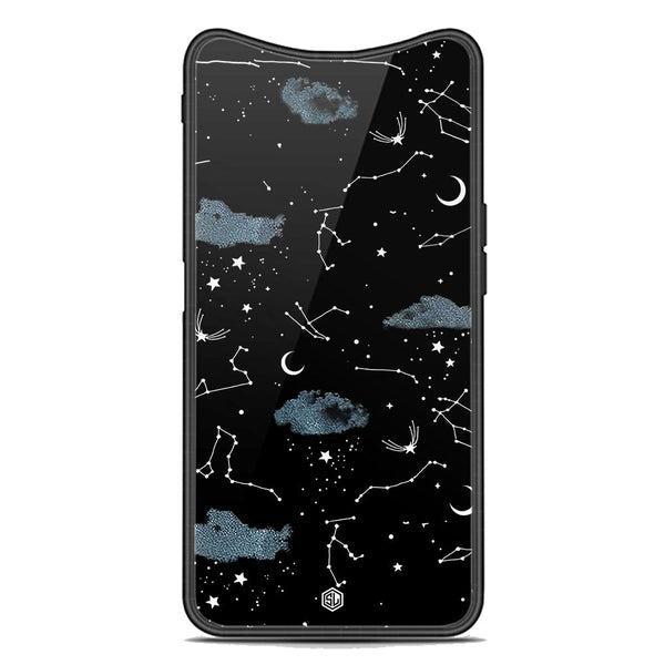 Space Series Soft Phone Case - Premium Glass Case - Design 5 - Oppo Find X