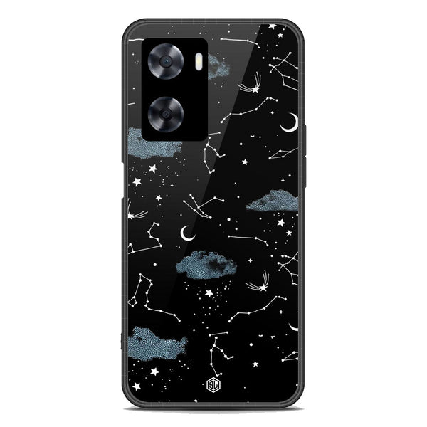 Space Series Soft Phone Case - Premium Glass Case - Design 5 - Oppo A77s