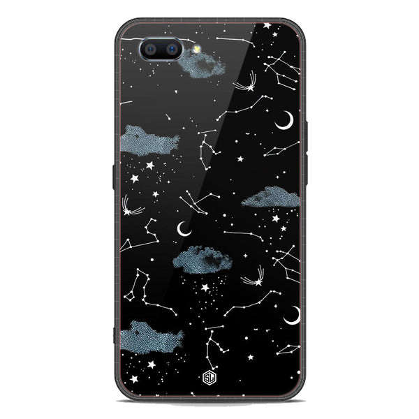 Space Series Soft Phone Case - Premium Glass Case - Design 5 - Oppo A3s