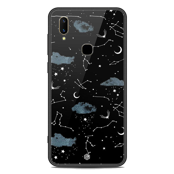 Space Series Soft Phone Case - Premium Glass Case - Design 5 - Vivo V11 Pro