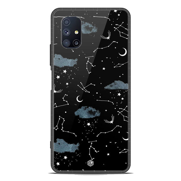 Space Series Soft Phone Case - Premium Glass Case - Design 5 - Samsung Galaxy M51