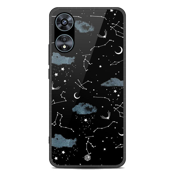 Space Series Soft Phone Case - Premium Glass Case - Design 5 - Oppo A58 4G