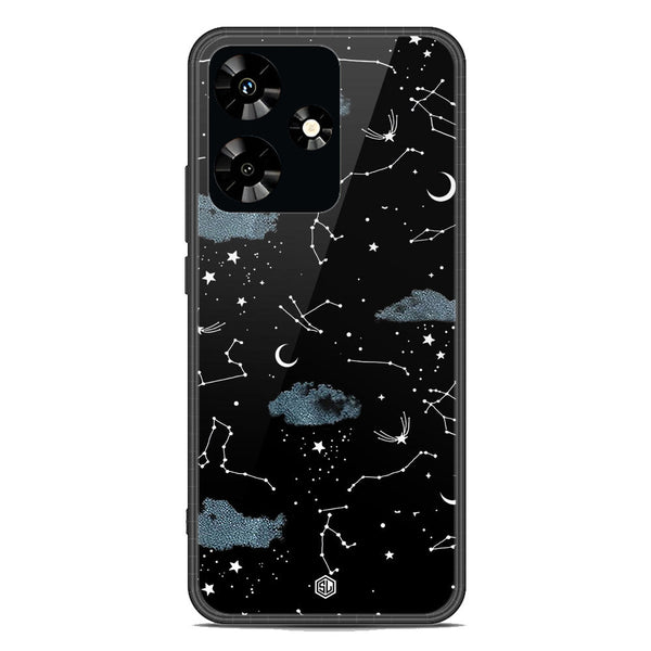 Space Series Soft Phone Case - Premium Glass Case - Design 5 - Infinix Hot 30