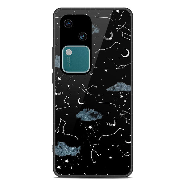 Space Series Soft Phone Case - Premium Glass Case - Design 5 - Vivo S18