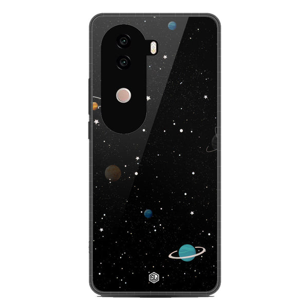 Space Series Soft Phone Case - Metal Case - Design 3 - Vivo V40e