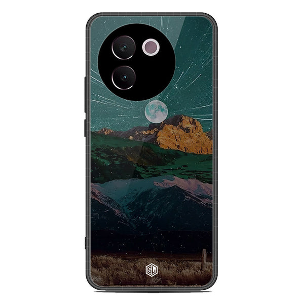 Mountains Wanderlust Series Soft Phone Case - Premium Glass Case - Design 3 - Vivo V30e