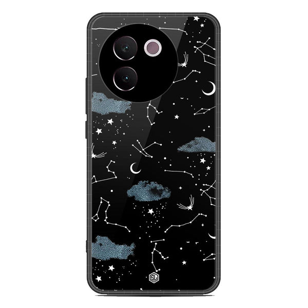 Space Series Soft Phone Case - Premium Glass Case - Design 5 - Vivo V30e