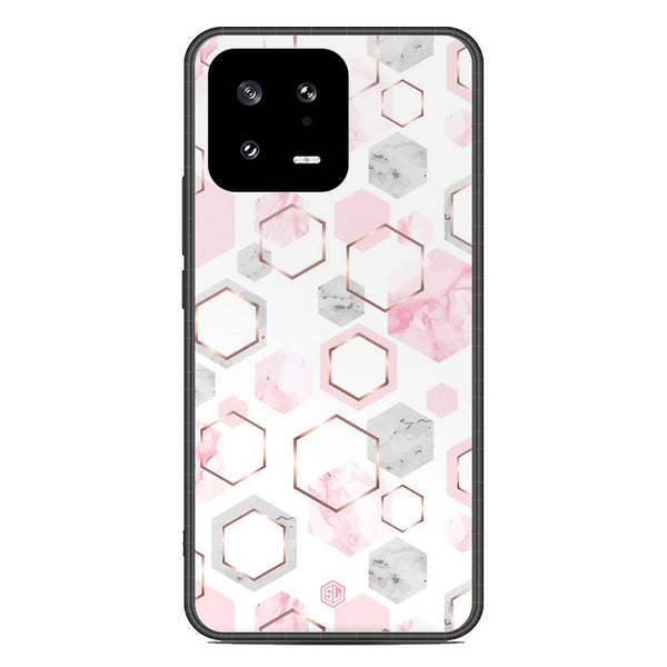 Stylish Marble Series Soft Phone Case - Premium Glass Case - Design 4 - Xiaomi 13