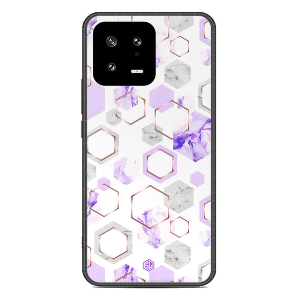 Stylish Marble Series Soft Phone Case - Premium Glass Case - Design 5 - Xiaomi 13