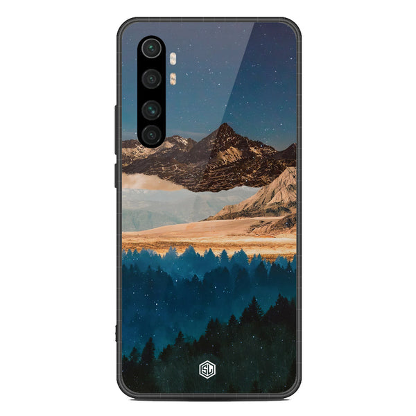 Mountains Wanderlust Series Soft Phone Case - Metal Case - Design 1 - Xiaomi Mi Note 10 Lite